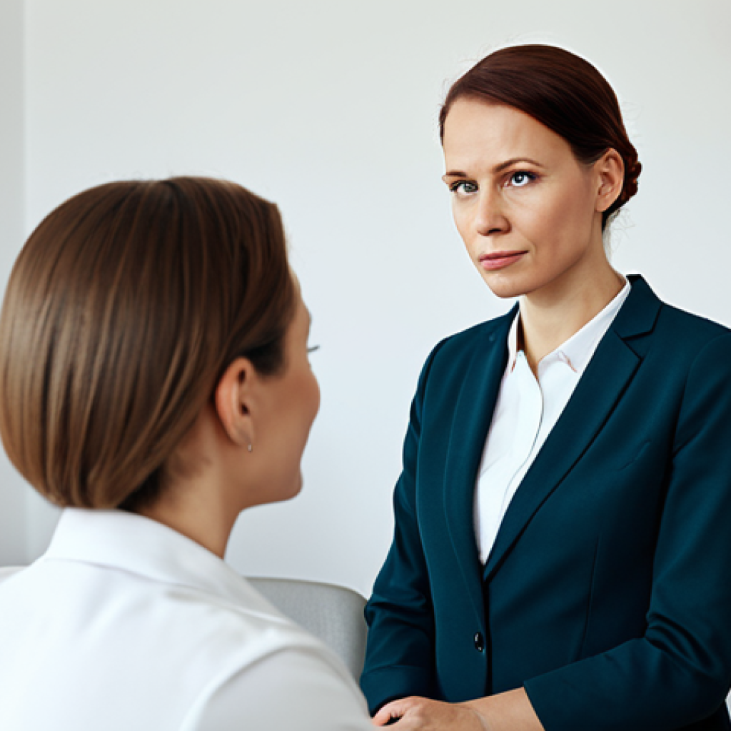 **
"A Polish therapist in a professional office setting, listening attentively to a client. The therapist is fully clothed in modest professional attire, creating a safe and supportive environment. Natural lighting, soft colors, emphasizing empathy and understanding. Safe for work, appropriate content, perfect anatomy, natural proportions, family-friendly, professional."
**