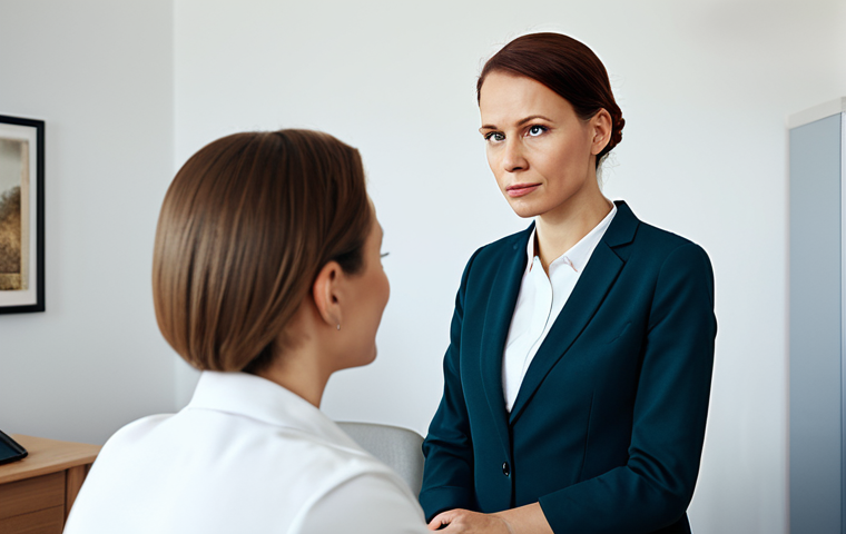 **
"A Polish therapist in a professional office setting, listening attentively to a client. The therapist is fully clothed in modest professional attire, creating a safe and supportive environment. Natural lighting, soft colors, emphasizing empathy and understanding. Safe for work, appropriate content, perfect anatomy, natural proportions, family-friendly, professional."
**