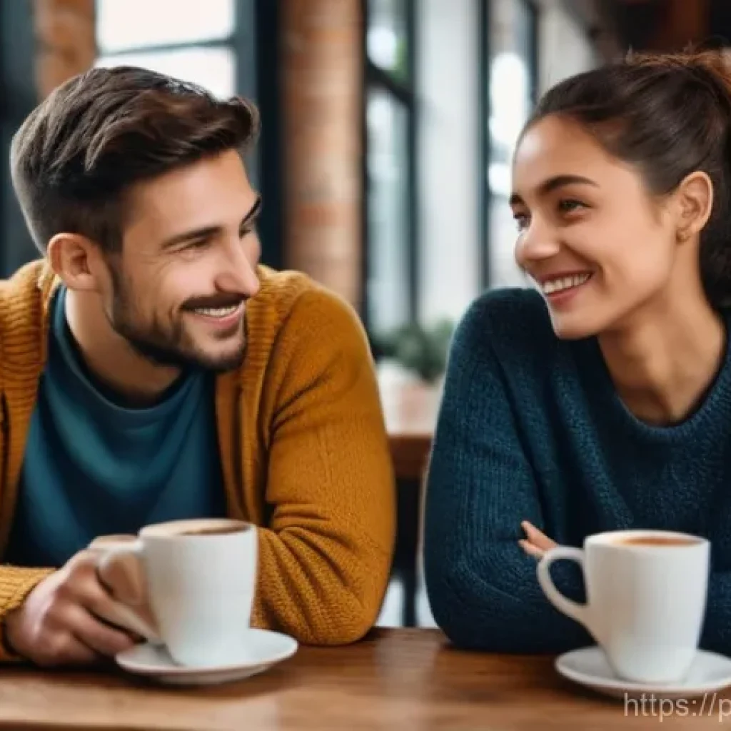 감정 해독을 위한 효과적인 의사소통 방법 - **Prompt 1: Empathetic Connection in a Cafe**
`A warm and inviting scene inside a cozy cafe. Two...