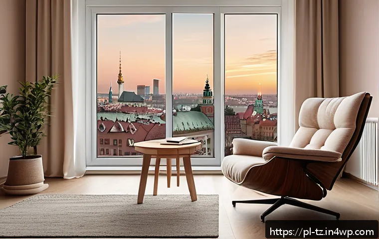 감정 해독을 위한 심리 상담 활용법 - A calm and cozy therapy room in a modern Polish apartment, featuring warm lighting, soft beige and p...
